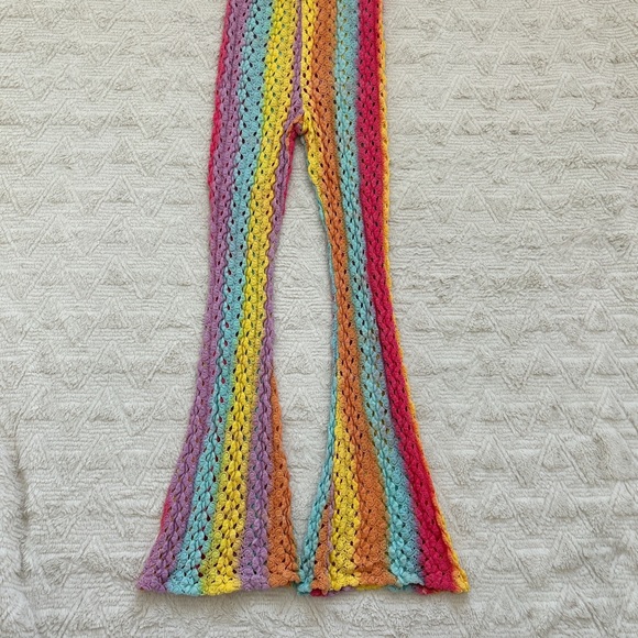 Chio rainbow knit crochet jumpsuit - Picture 2 of 4